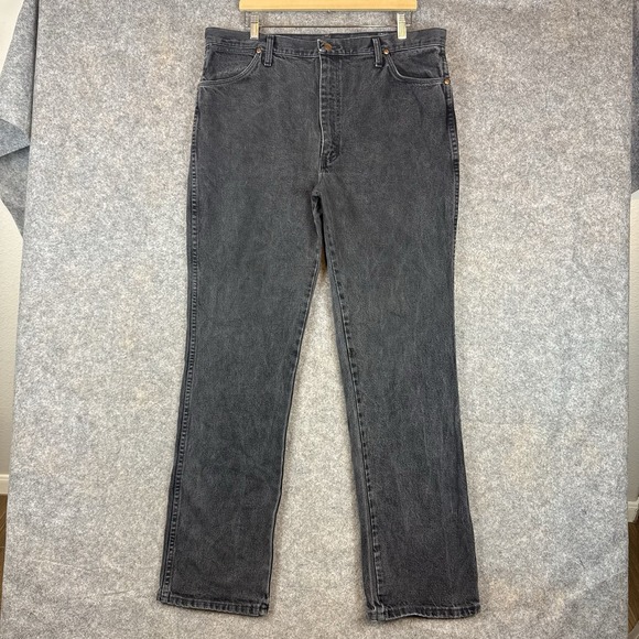Wrangler Other - Vintage Wrangler Jeans Mens 38x34 Black 936WBK Western Rodeo Denim US Fabric